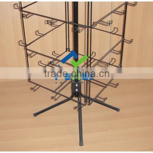 four sides metal rotating balloon display stand with good quality
