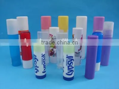 5g clear lip blam tube, samll cap lipgloss container