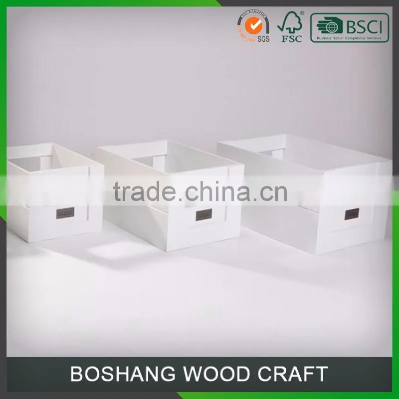 White Packing Box Wholesale Gift Box Wood Box with lids