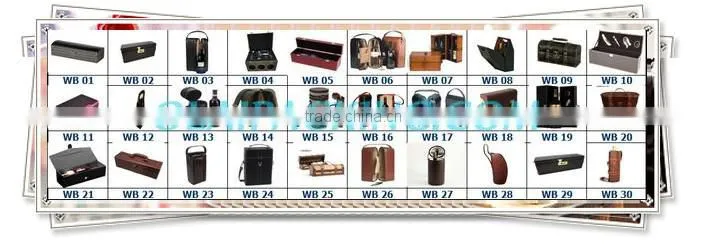 high end luxury wine tool set with leather box