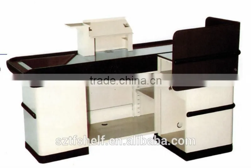 Supermarket standard checkout stand retail checkout counters
