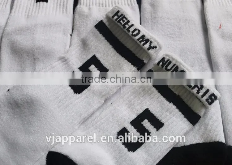 knee high soccer sock custom logo sock football sock