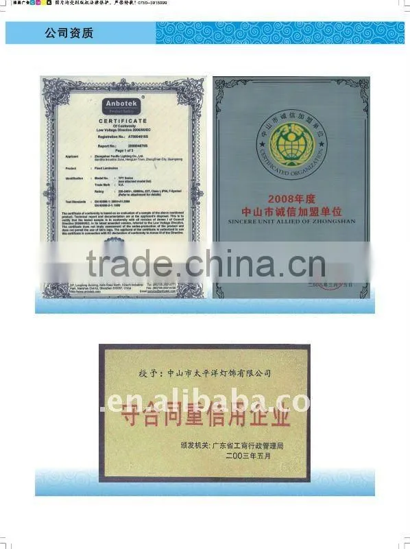 PMMA lampshade LED solar garden light or PC material lampshade