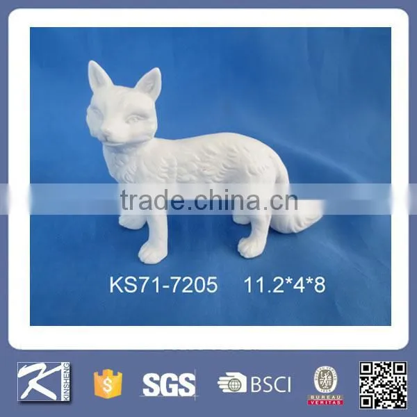 New style porcelain cat figurines home decoration