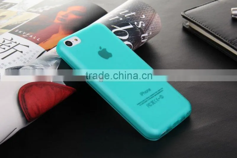 Fashionable Candy Colors TPU Soft Back Cover For Iphone 5c
