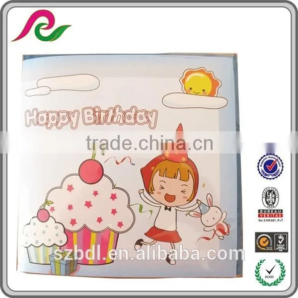 OEM customized recordable greeting cards for valentines's day