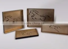 High quality best selling rectangle house lacquer serving tray table