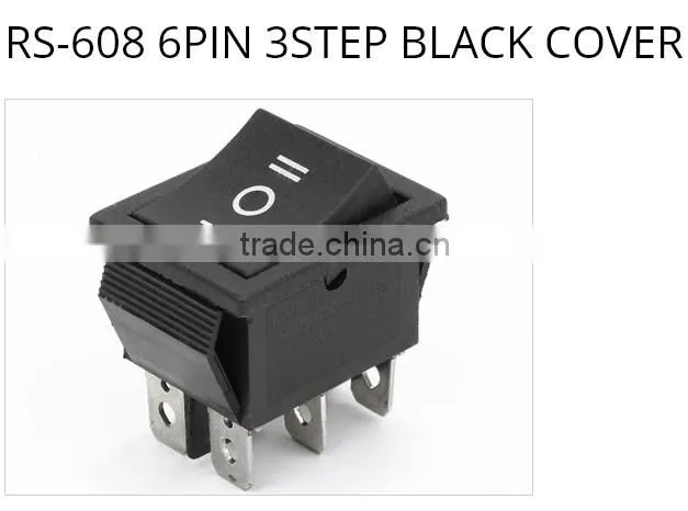 250V 3way 6 pin electrical rocker switch t85 with best price