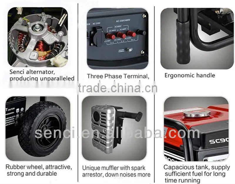 8 kva price mini gasoline Generator electric generator