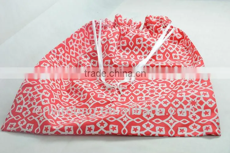 Promotional 210D Custom Printed Drawstring Shoe Bags