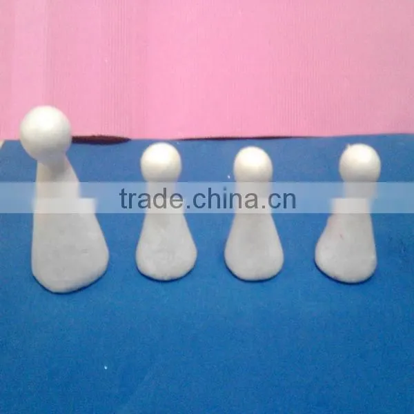 YIWU foam cone people for decoration/styrofoam christmas cone decoration