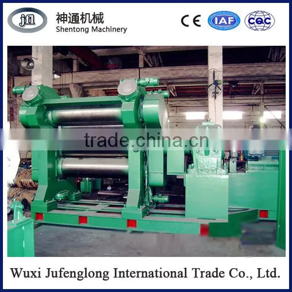 XY-4F400 rubber sheet four-roll calender factory, roll calender for artificial leather line