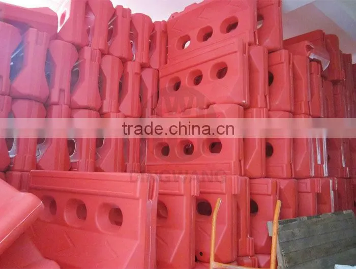 plastic safety barriers blowing molding water safety barrier