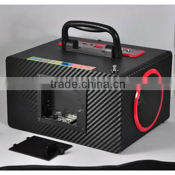 SU-66A wooden Flash Handle speaker with USB, TF Card ,FM Radio MP3 Music Player Speakers