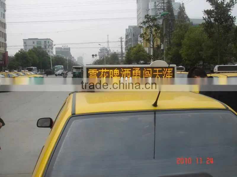 BUS /taxi/car indoor outdoor sign .led taxi signs display/led taxi top sign