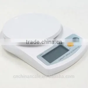 HCK-3 white simple design electric food scale