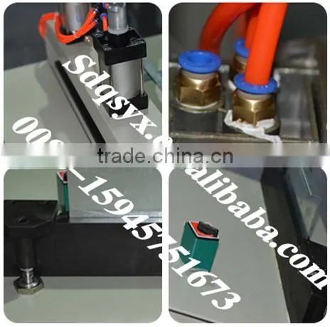Pneumatil creasing machine for photo album flatten