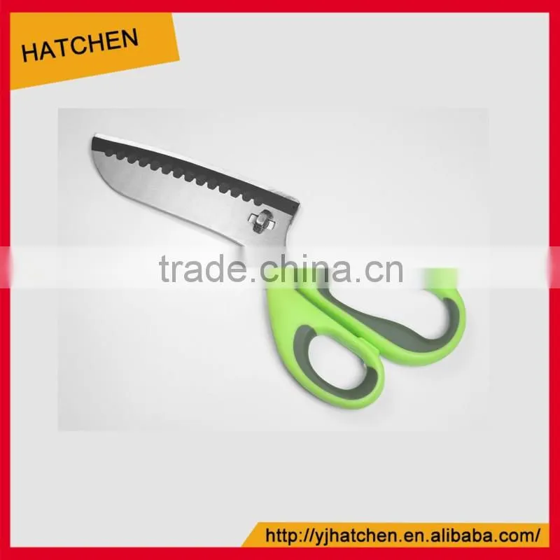KS021W 2016 LFGB Certificated stainless steel colourful kitchen scissors