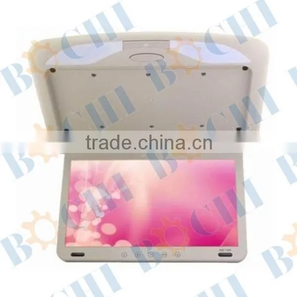 Hotselling 14 inch large screen Car roof mounted Monitor