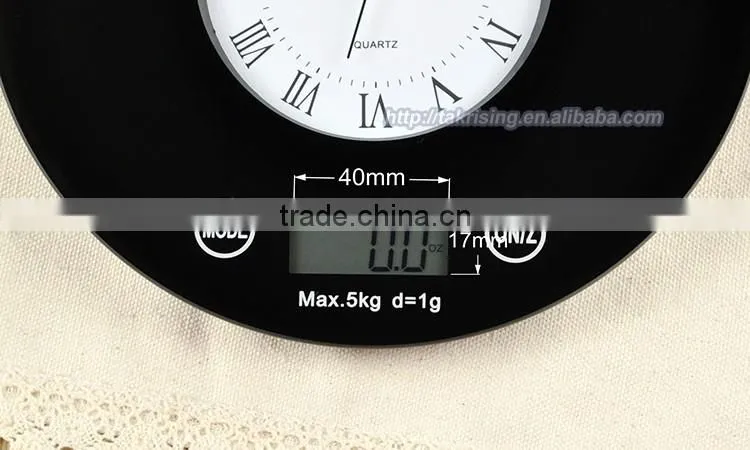 TKP408B With Clock Kitchen Scale
