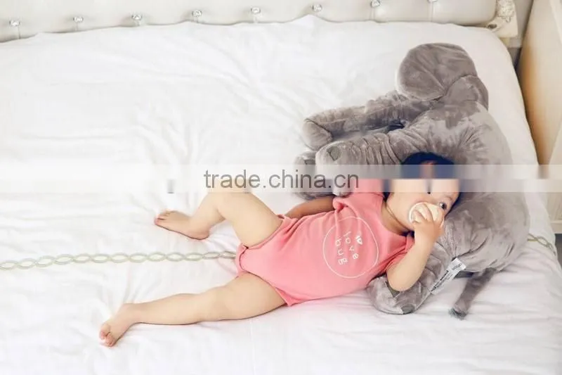 Hot Style Children's Elephant Doll/ Elephant Back Cushion Pillow WeiDang Super Soft Plush Toys Elephant Baby Pillows Waist