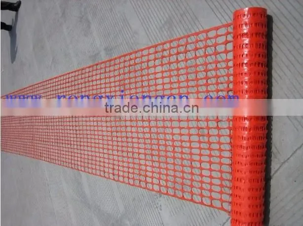 HDPE Orange Plastic Wire Mesh 1.2m Reflective Safety Fence Plastic Mesh
