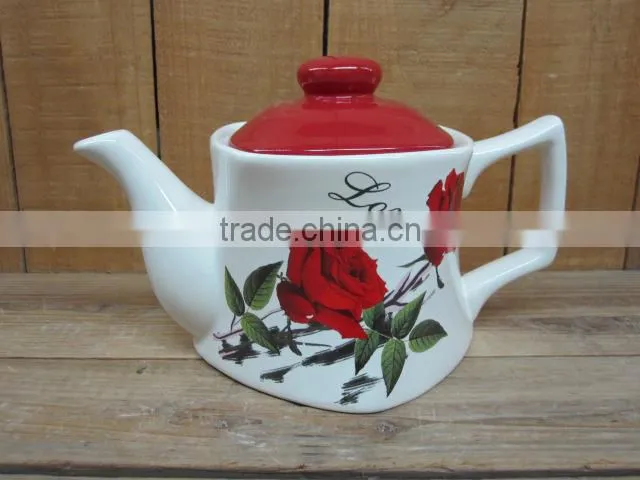 Ceramic Type and Eco-Friendly Feature Ceramic Teapot for Home