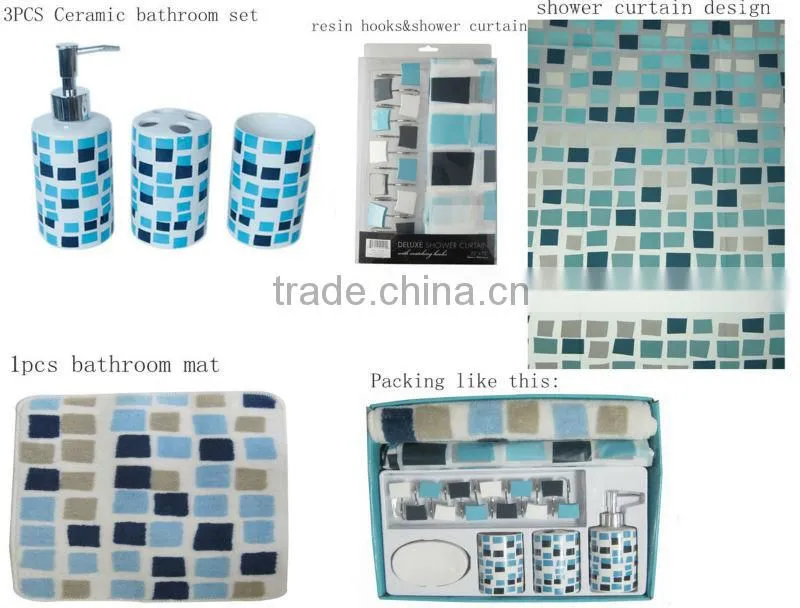 Fashional 4pcs Ceramic bath set