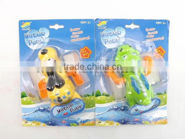 Two kinds of animals wind up swim turtle small plastic toy
