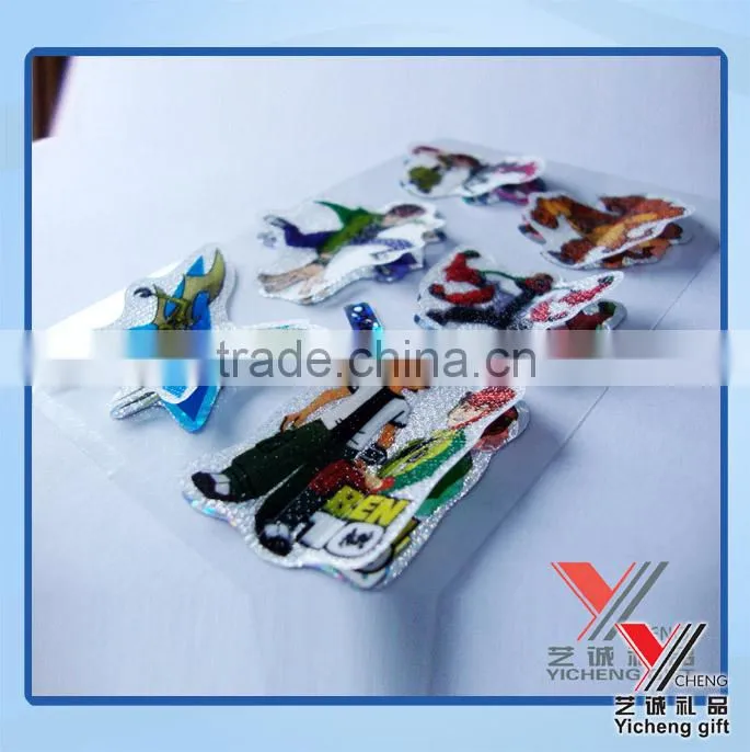 3d new handmade sticker, 2015 cartoon sticker paper, pvc sticker