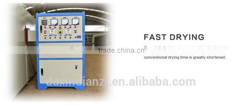 High frequency/microwave generator used with electrode oven