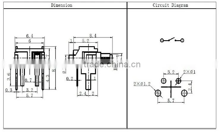KW01-03 mini Micro switch