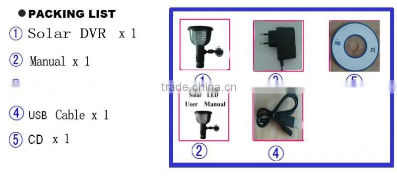 Solar camera light