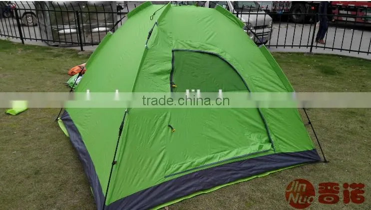 3-4 Person Fiberglass Pole Outdoor Camping Tent