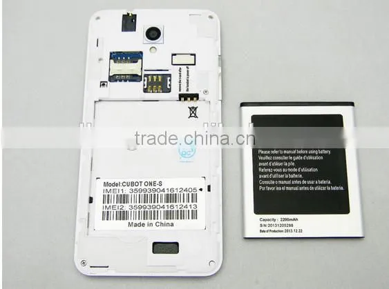 New Original Cubot One Cubot Ones MTK6582 Quad core 1.3GHZ Android 4.2 cellphones 4.7" IPS Screen 13MP 3G Mobile Phones
