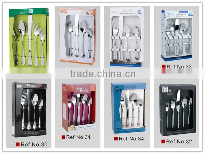 72 pcs cutlery set with 18/0
