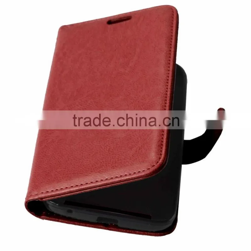 Cell Phone PU Leather Flip Card-slot Case for ASUS ZenFone 2 Laser ZE500KL