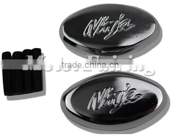 Mirror Base Plates for Kawasaki Ninja ZX6R ZX6RR 636 ZX10R 2005-2008 MT222-015 Chrome