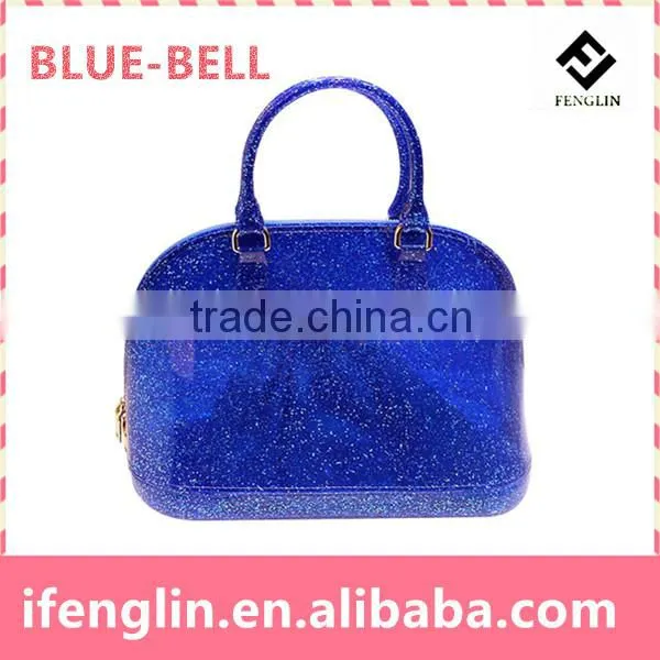 transparent clear simple design handbags woman clutch bags online