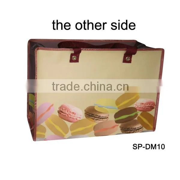 2016 New PP Non Woven Plastic Handbags Women Waterproof Shopping Bags Factory SP-DM