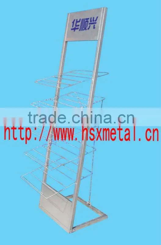 metal floor display carpet rack HSX-S416 carpets and rugs display rack