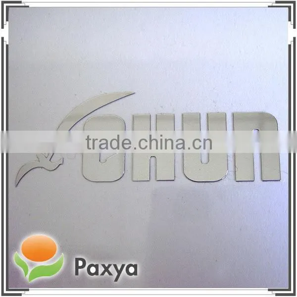 Personalized metal silver thin sticker