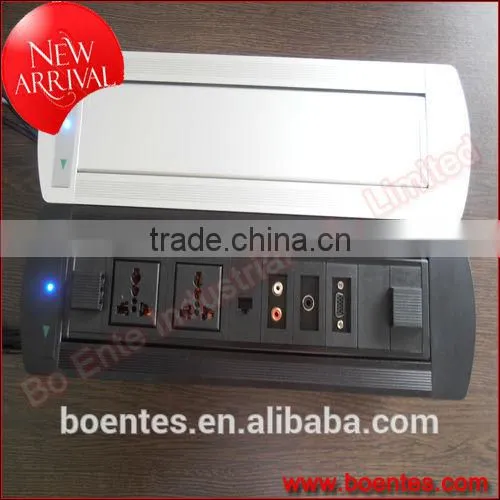 Electric Cable Rotating Cubby /Motorized Desktop Power Plugs/ Electric Socket Box