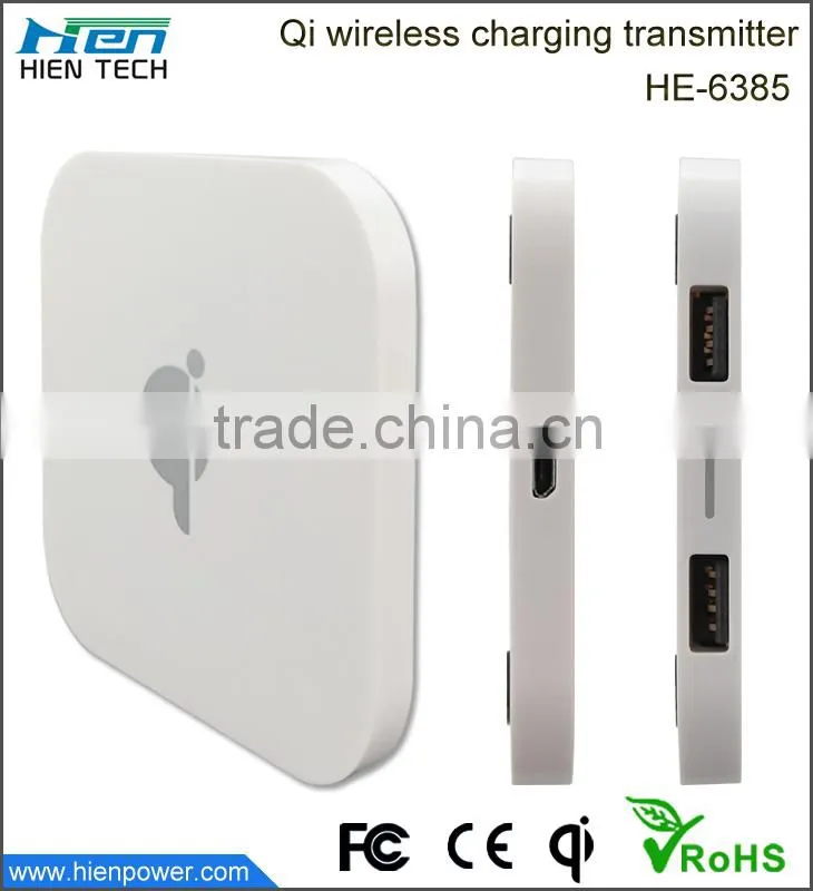 portable cell phone wireless charger for iphone/samsung/blackberry wireless phone charger