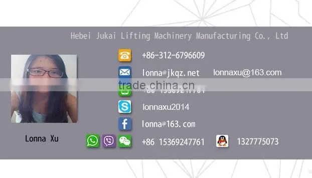 used construction lift hoist chain block and hoist