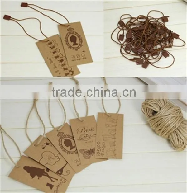 diamond pattern tags specialty hang tags design 1.5''*2.5''