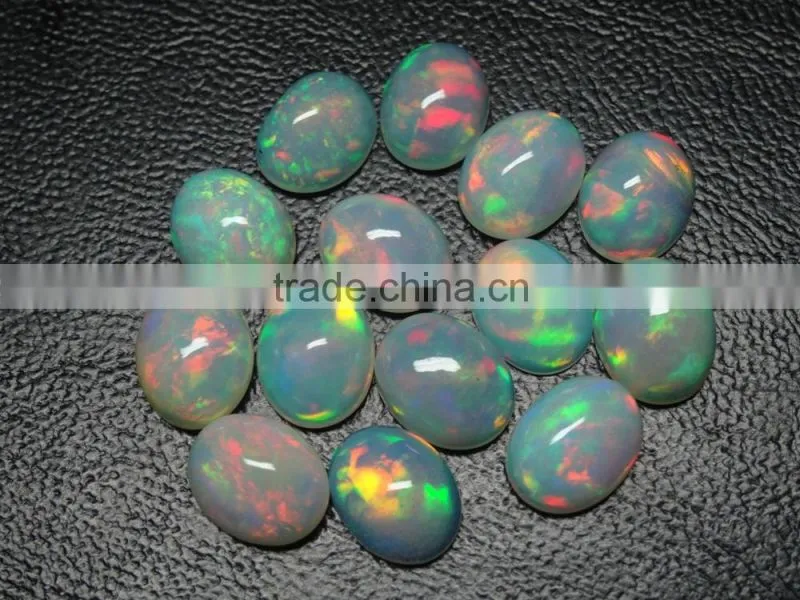 NAtural Ethiopian opal cabochon 9x7