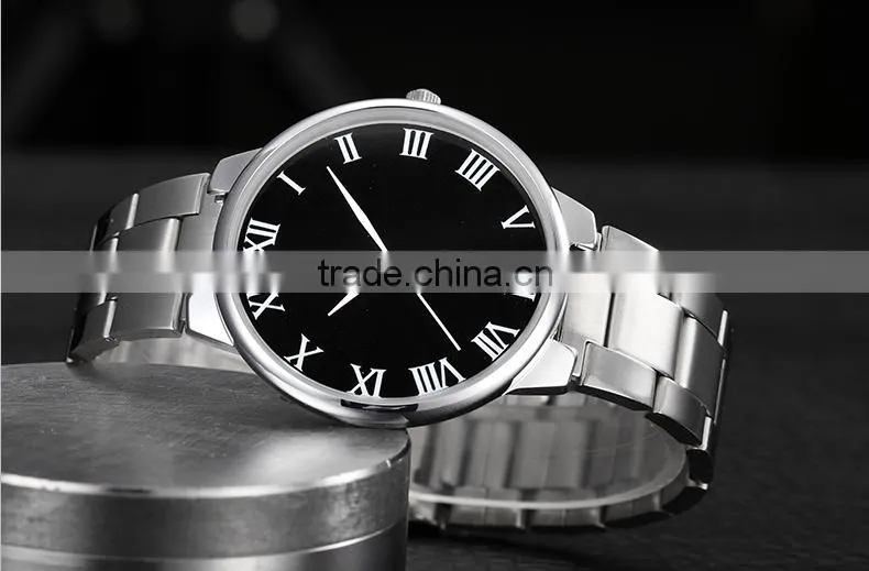 Quartz Stainless Steel Watch Water Resistant
