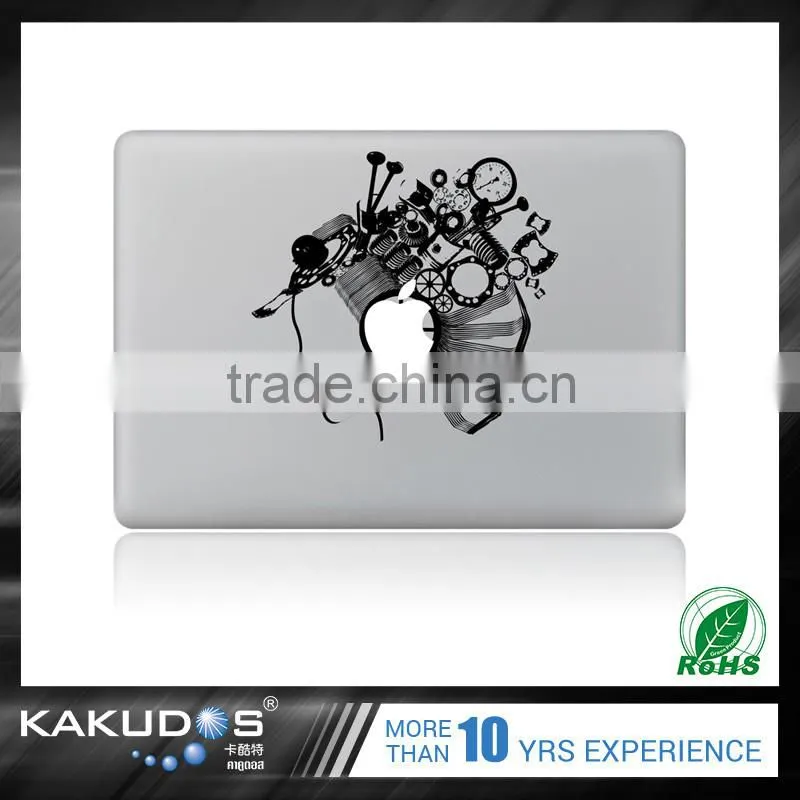 0.26mm Custom vinyl skin sticker decal for macbook air