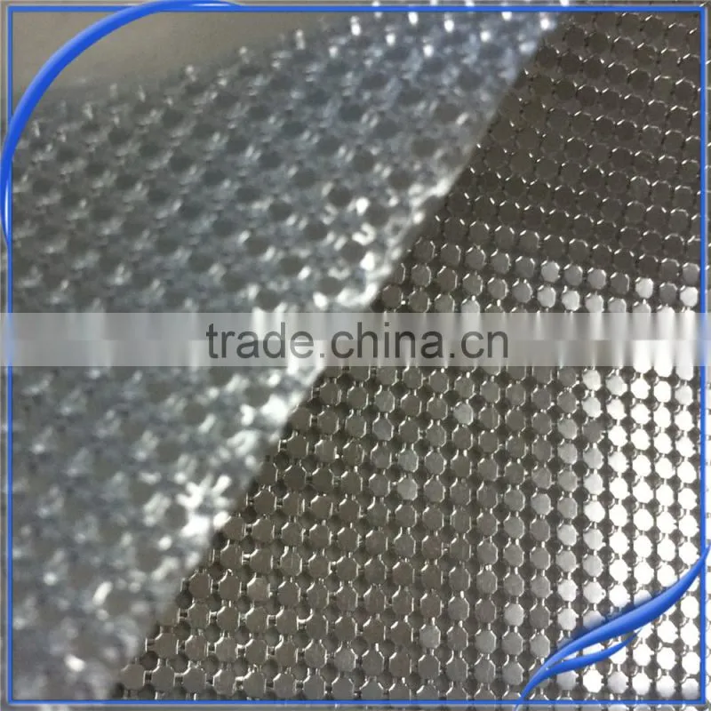 2015 cheapest!!hot fix Fashion aluminium mesh ,clothing accessories , empty cup mesh ,jewelry accessary